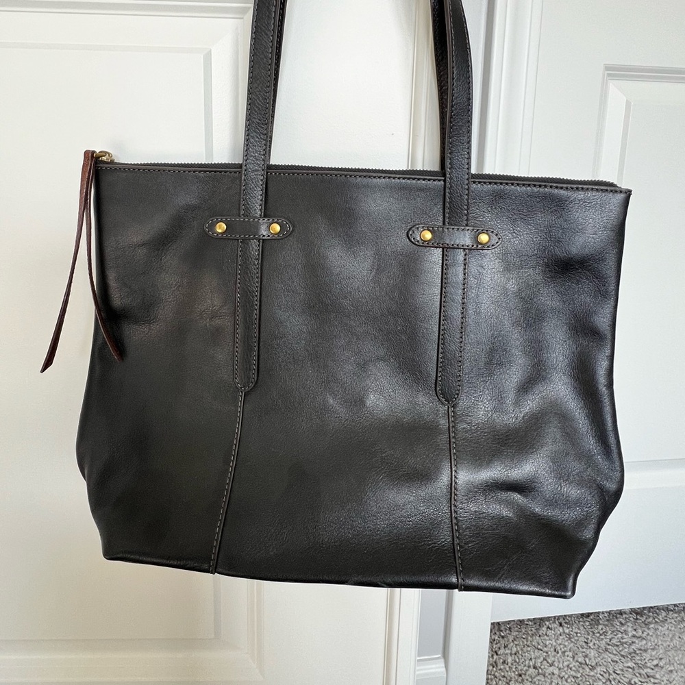 Fossil Black Tote Handbag